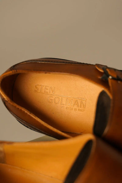 Golman Copenhagen – Håndlavet dobbel monk strap i nano-behandlet ruskind Golman Copenhagen