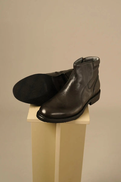 Golman Copenhagen – Mørkegrå støvler i bøffelskind Golman Copenhagen