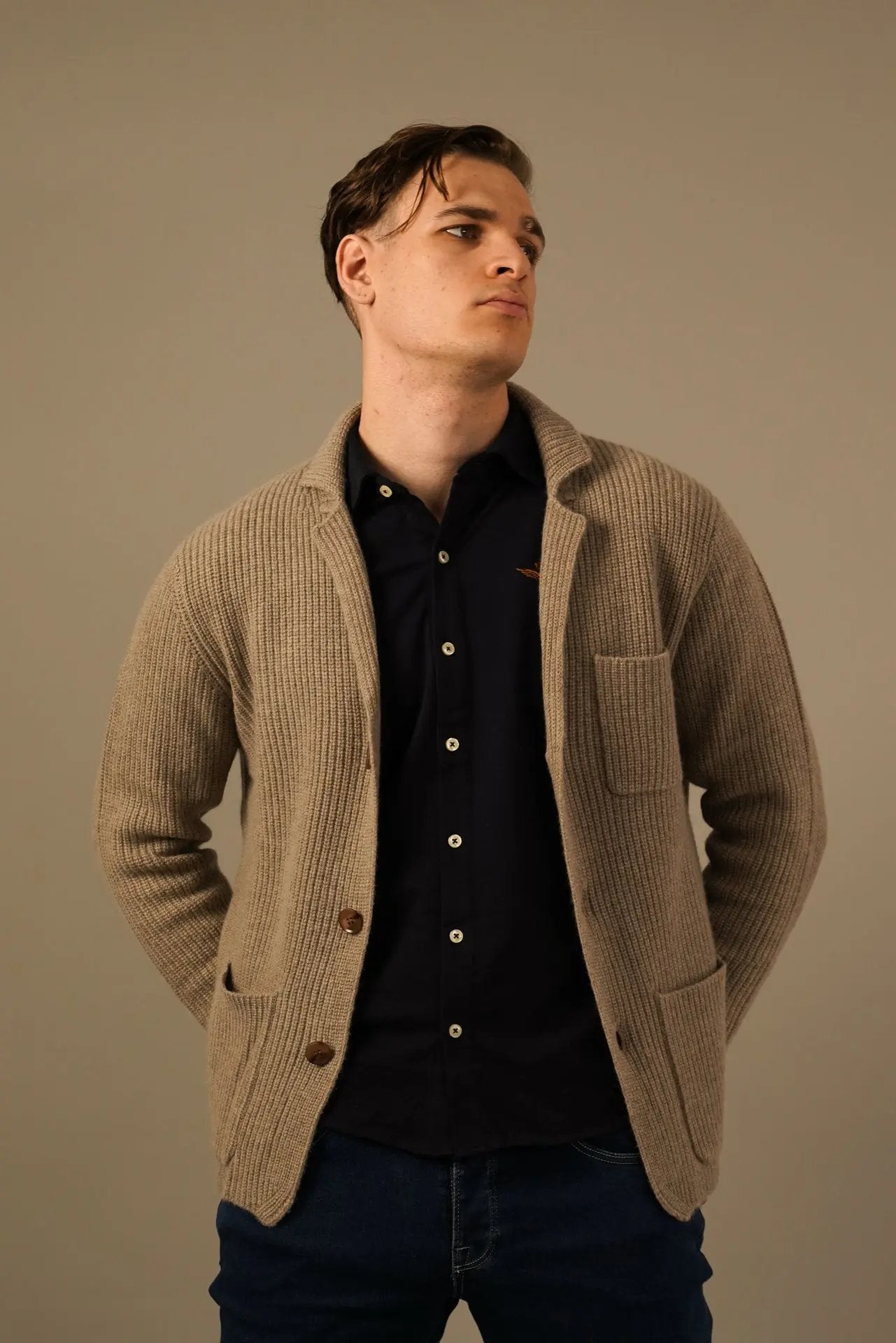 Golman Copenhagen – Strik Cardigan i Merinould og Cashmere Golman Copenhagen