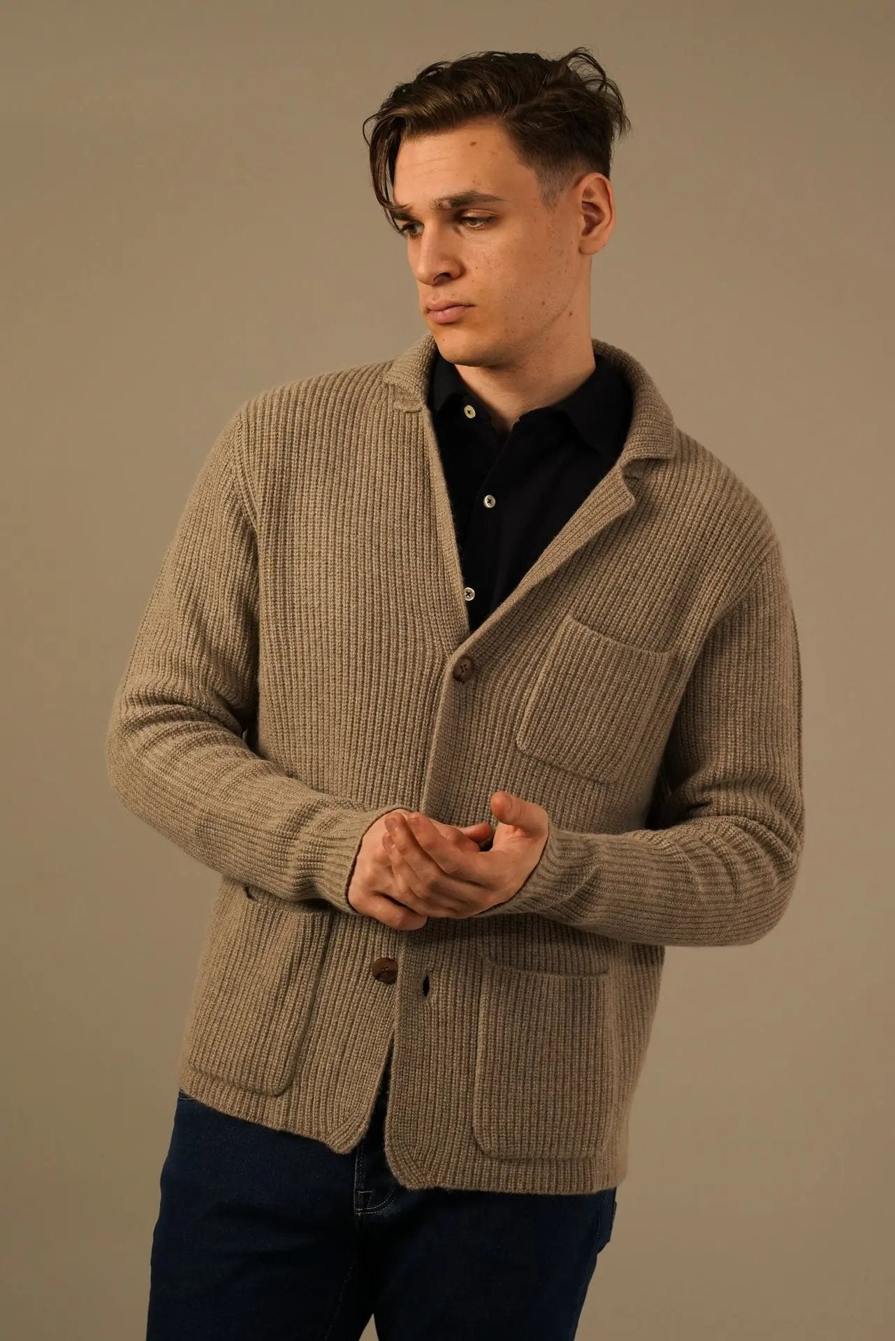 Golman Copenhagen – Strik Cardigan i Merinould og Cashmere Golman Copenhagen