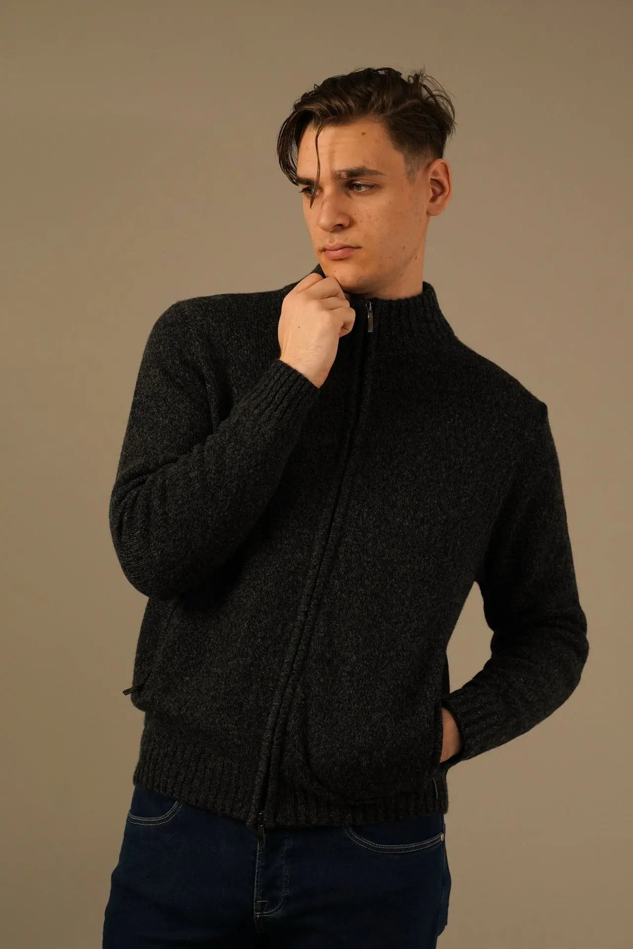 Golman Copenhagen cardigan i merino, cashmere og silke Golman Copenhagen