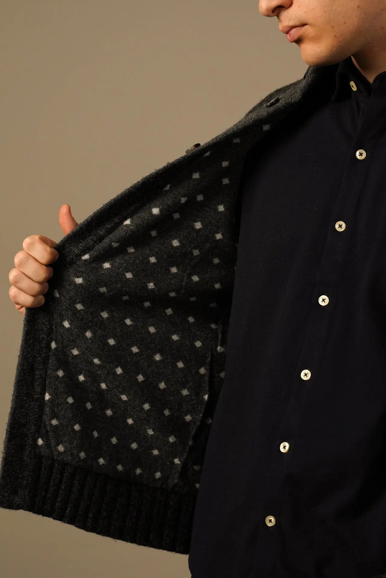 Golman Copenhagen cardigan i merino, cashmere, silke og viskose Golman Copenhagen