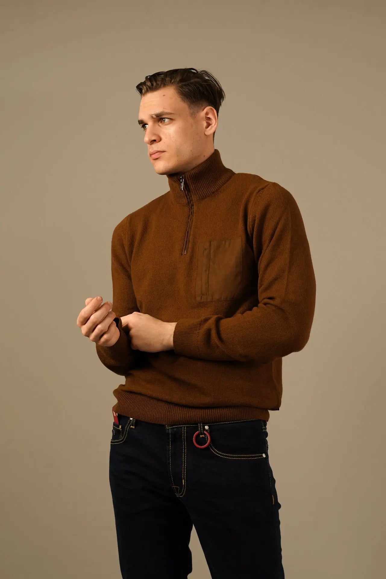 Hechter striktrøje - Chestnut hechter