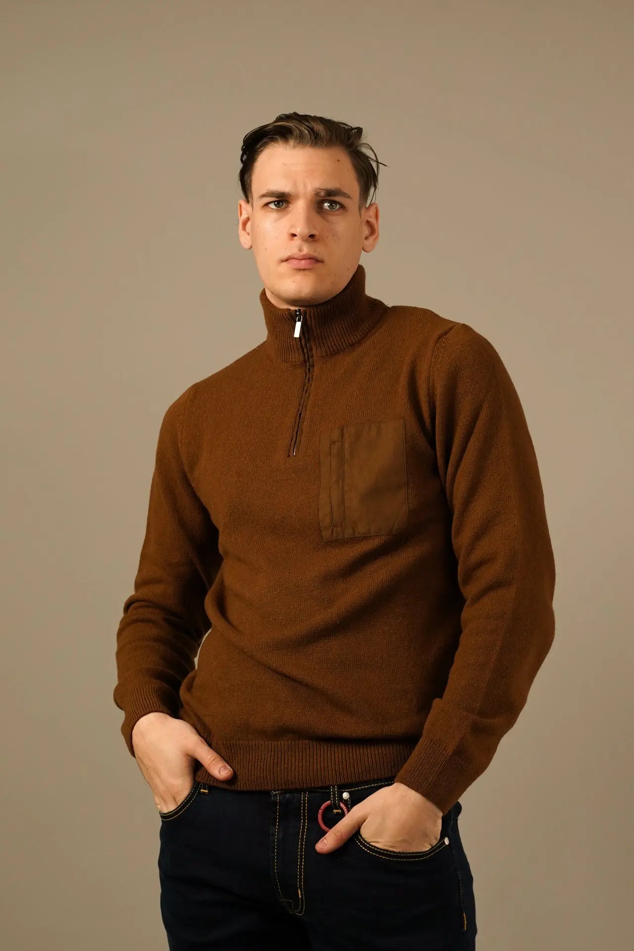 Hechter striktrøje - Chestnut hechter