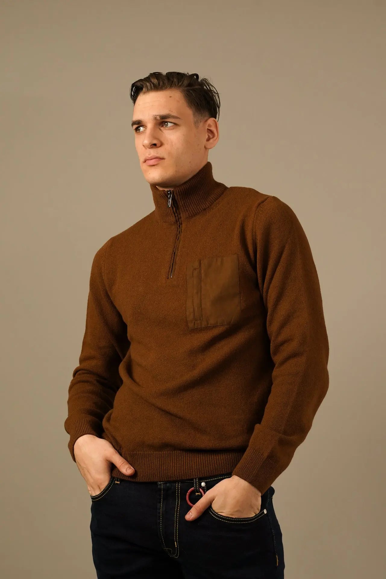 Hechter striktrøje - Chestnut hechter