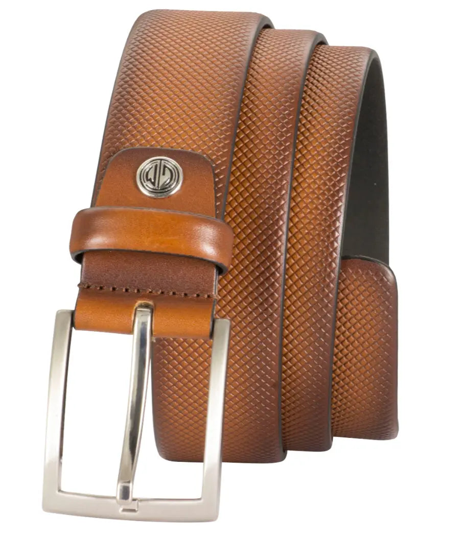 Kalveskinds bælte 35 mm brun (1392) Golman Copenhagen