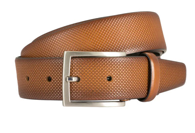 Kalveskinds bælte 35 mm brun (1392) Golman Copenhagen