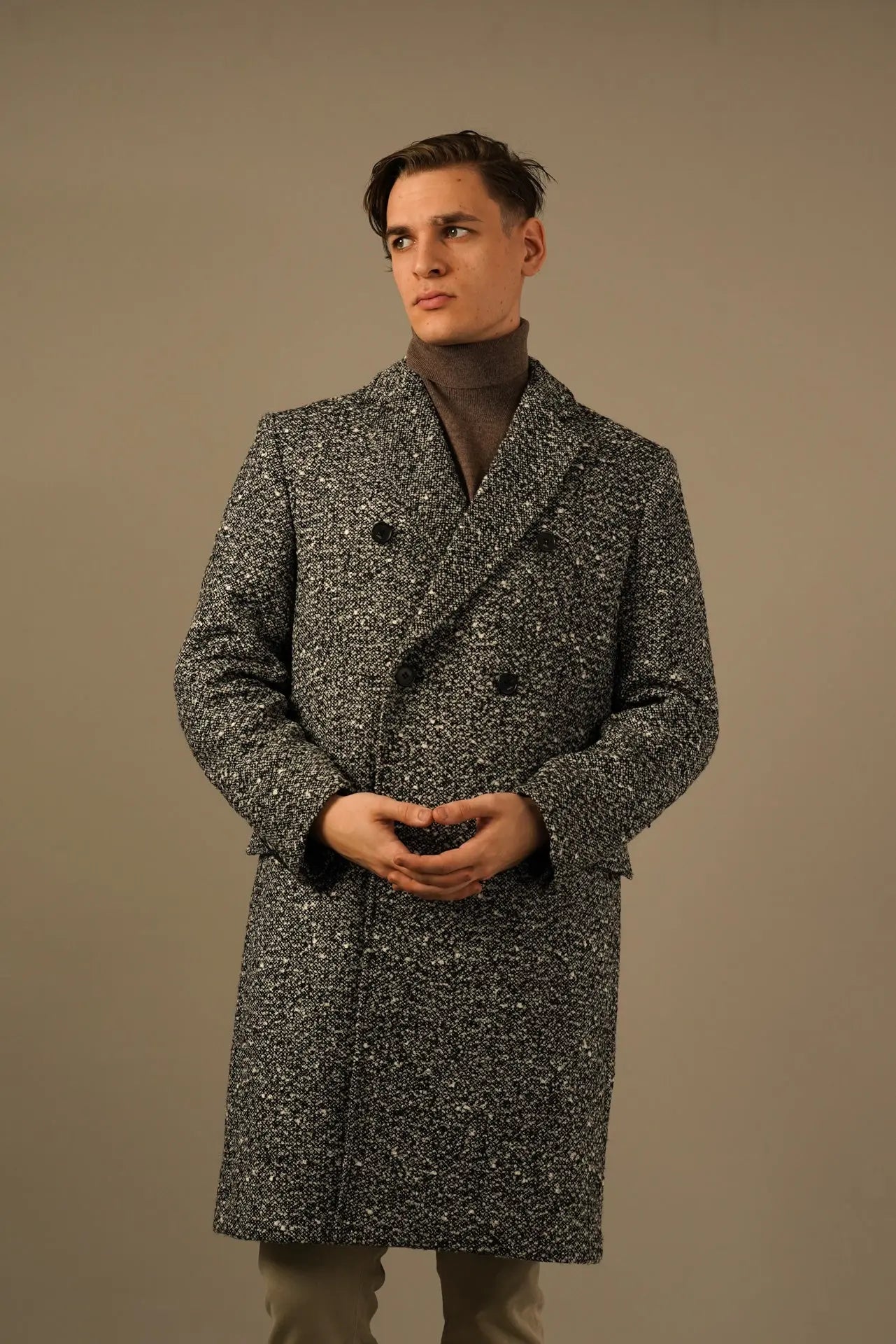 Karl Lagerfeld Oversize Dobbeltradet Frakke Karl Lagerfeld