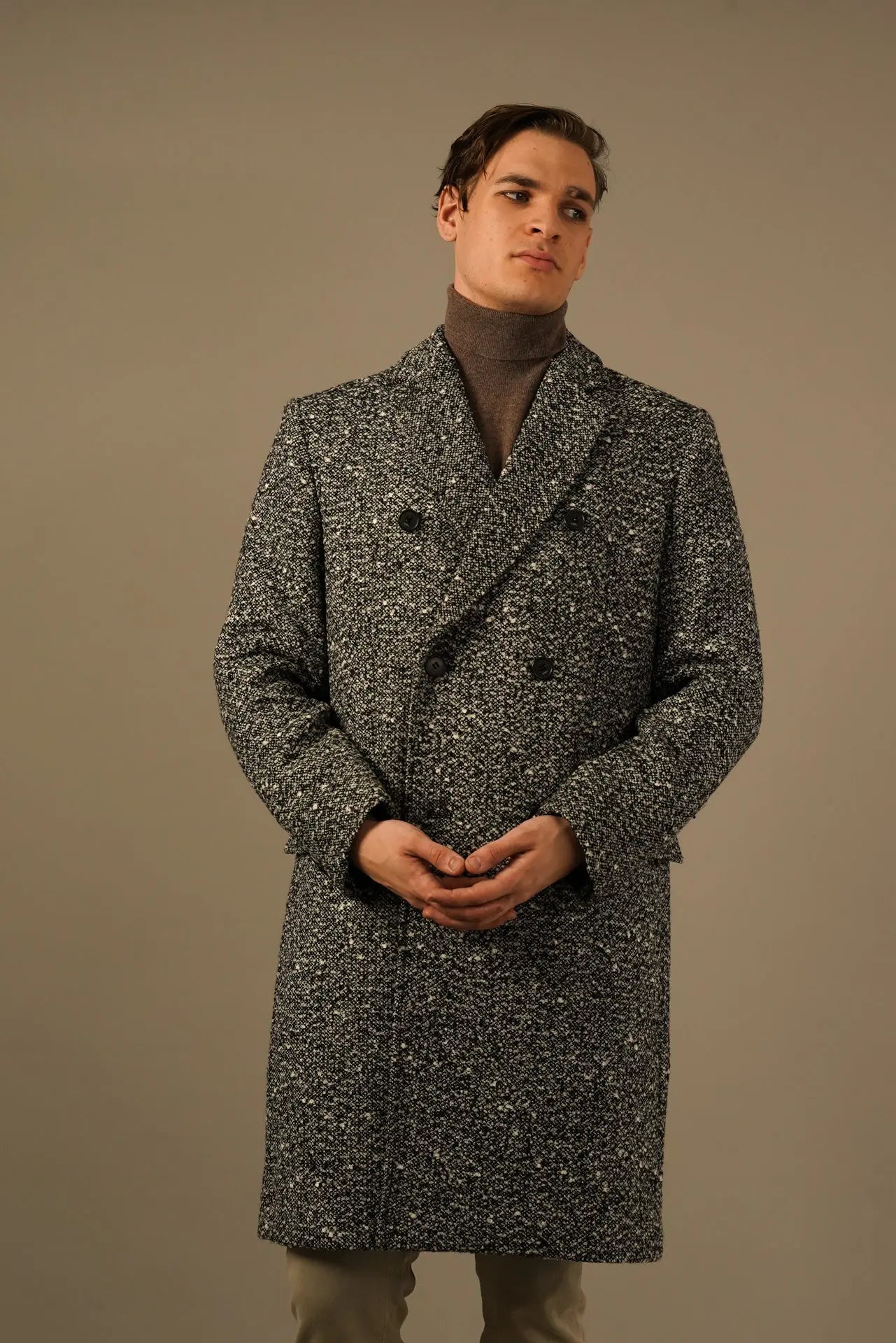 Karl Lagerfeld Oversize Dobbeltradet Frakke Karl Lagerfeld