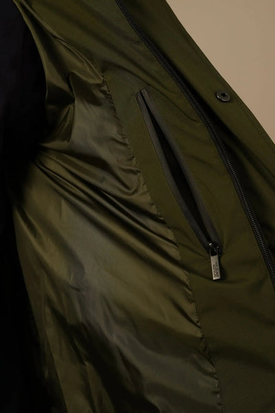 Karl Lagerfeld Vinterjakke i Armygrøn Karl Lagerfeld