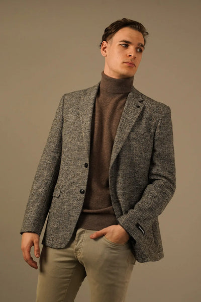 Karl Lagerfeld blazer med silke Karl Lagerfeld