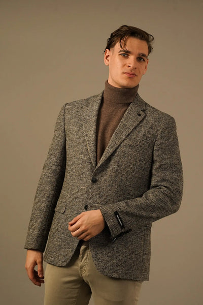 Karl Lagerfeld blazer med silke Karl Lagerfeld