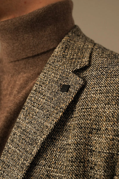 Karl Lagerfeld blazer med silke Karl Lagerfeld