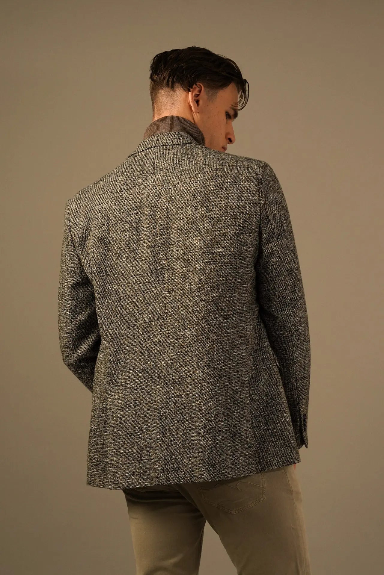 Karl Lagerfeld blazer med silke Karl Lagerfeld