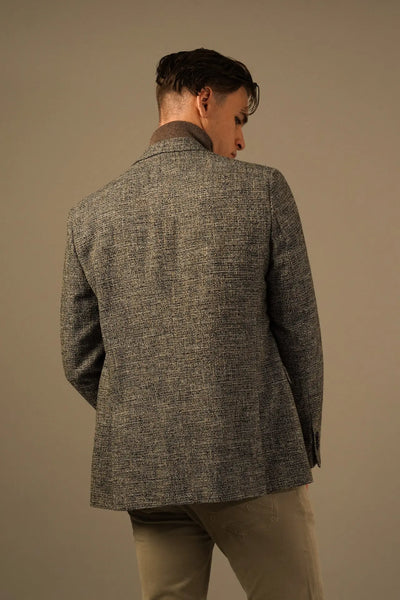 Karl Lagerfeld blazer med silke Karl Lagerfeld