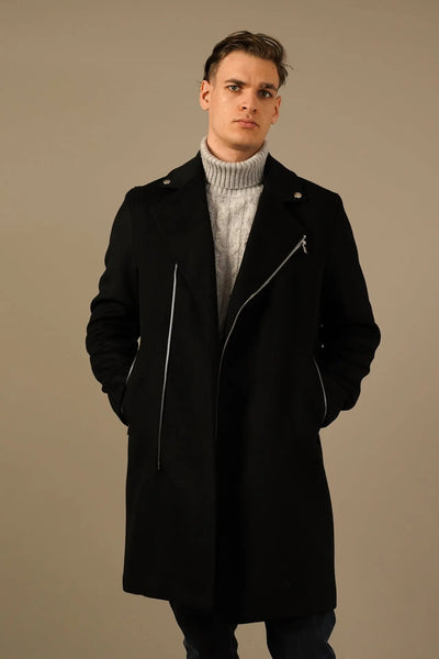 Karl Lagerfeld eksklusiv frakke i sort Karl Lagerfeld