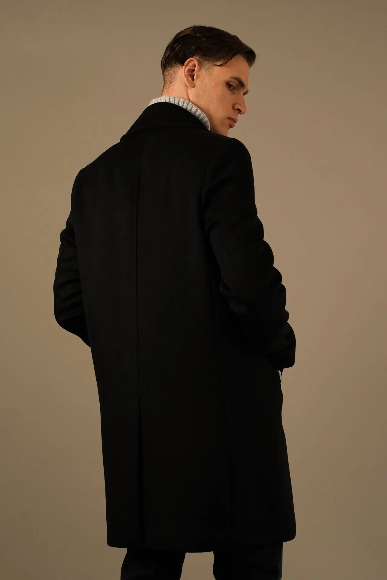 Karl Lagerfeld eksklusiv frakke i sort Karl Lagerfeld