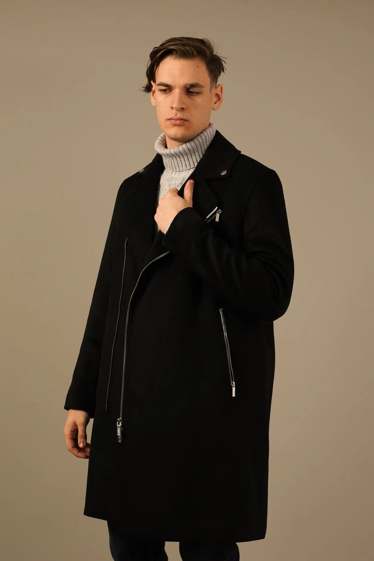 Karl Lagerfeld eksklusiv frakke i sort Karl Lagerfeld