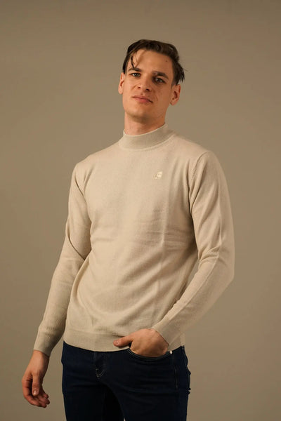 Karl Lagerfeld strik - turtleneck i ren merinould Karl Lagerfeld