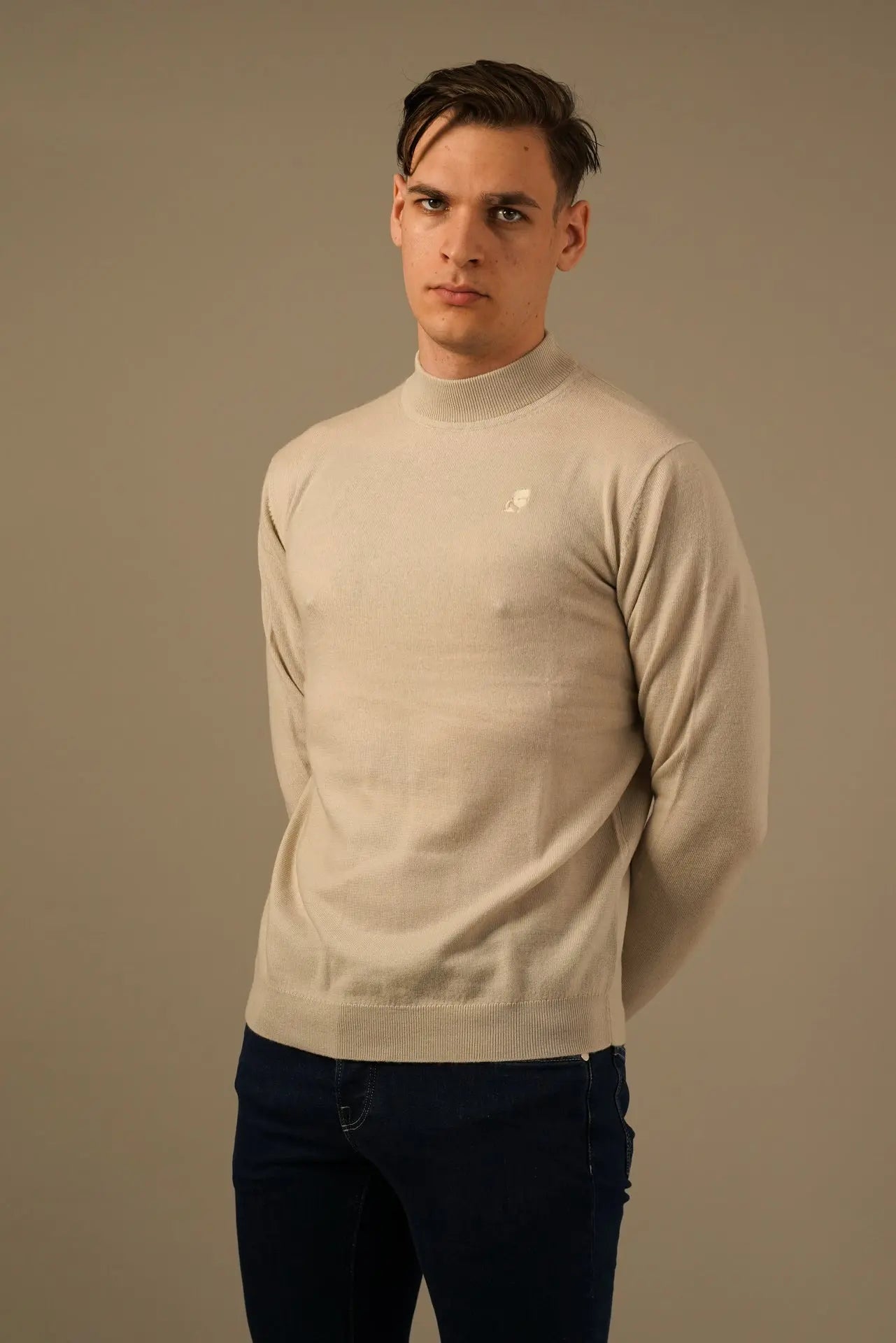 Karl Lagerfeld strik - turtleneck i ren merinould Karl Lagerfeld