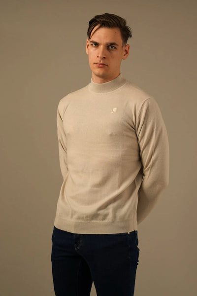 Karl Lagerfeld strik - turtleneck i ren merinould Karl Lagerfeld