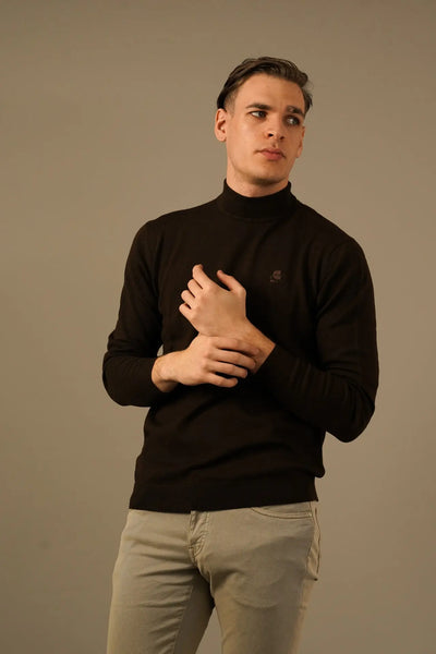 Karl Lagerfeld turtleneck i ren merinould Karl Lagerfeld