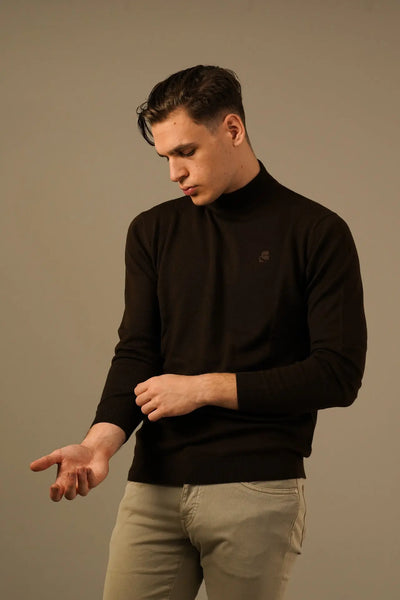 Karl Lagerfeld turtleneck i ren merinould Karl Lagerfeld