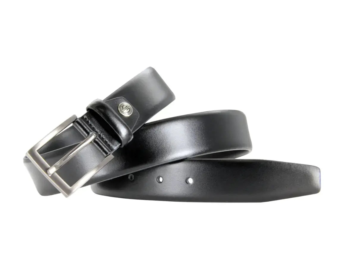 Klassisk sort kalveskinds bælte Golman Copenhagen