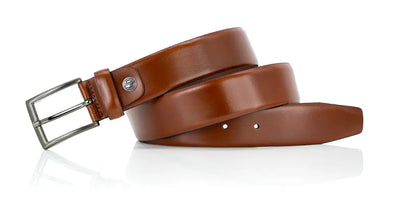 Klassisk Cognac kalveskinds bælte - 1397 Golman Copenhagen