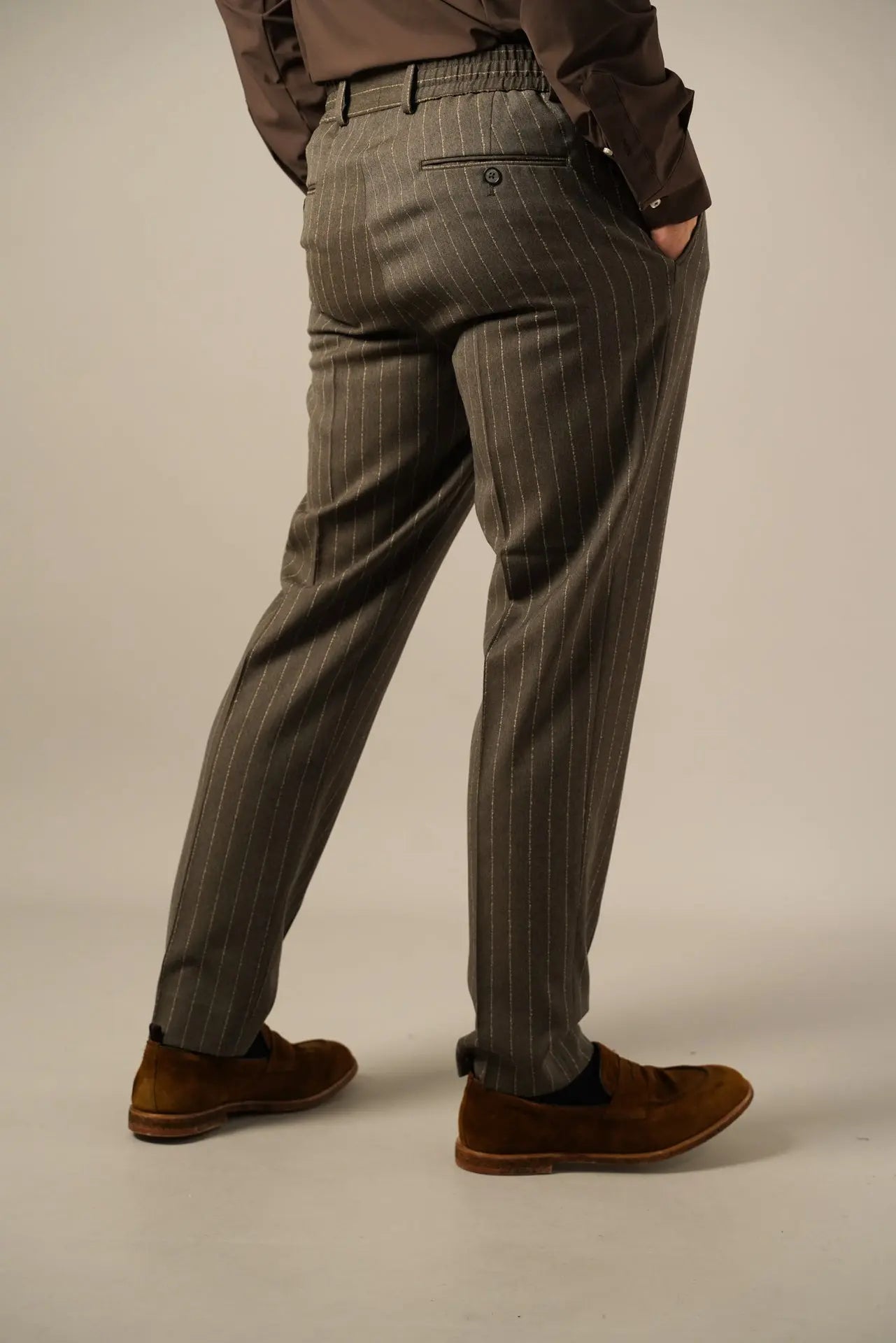 Michael Kors Pinstripe Bukser – Skarp tailoring og komfort Michael Kors