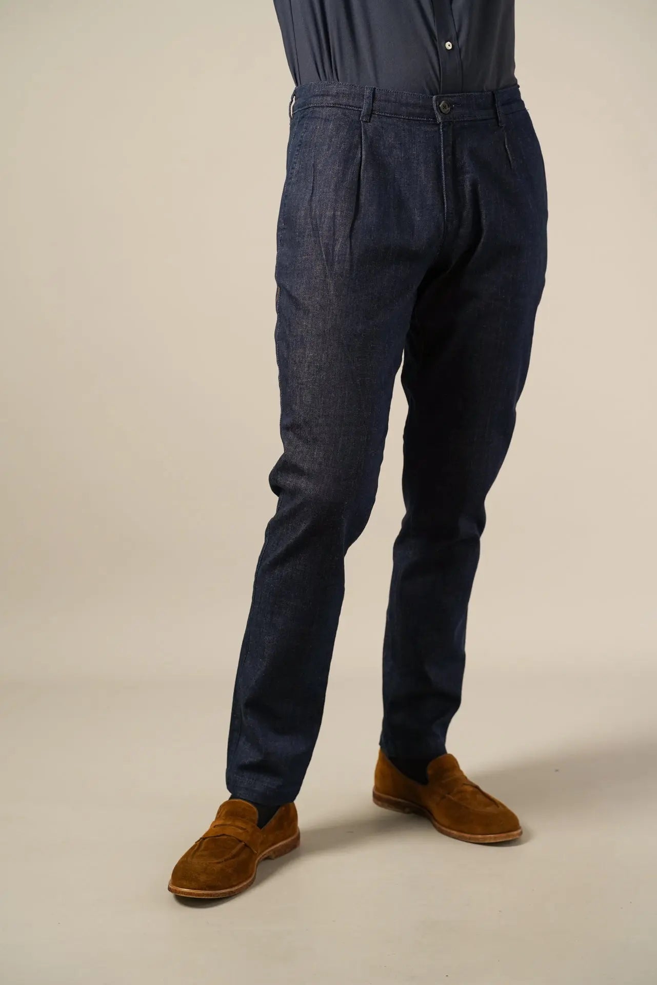 Mørkeblå chino bukser – Hechter hechter