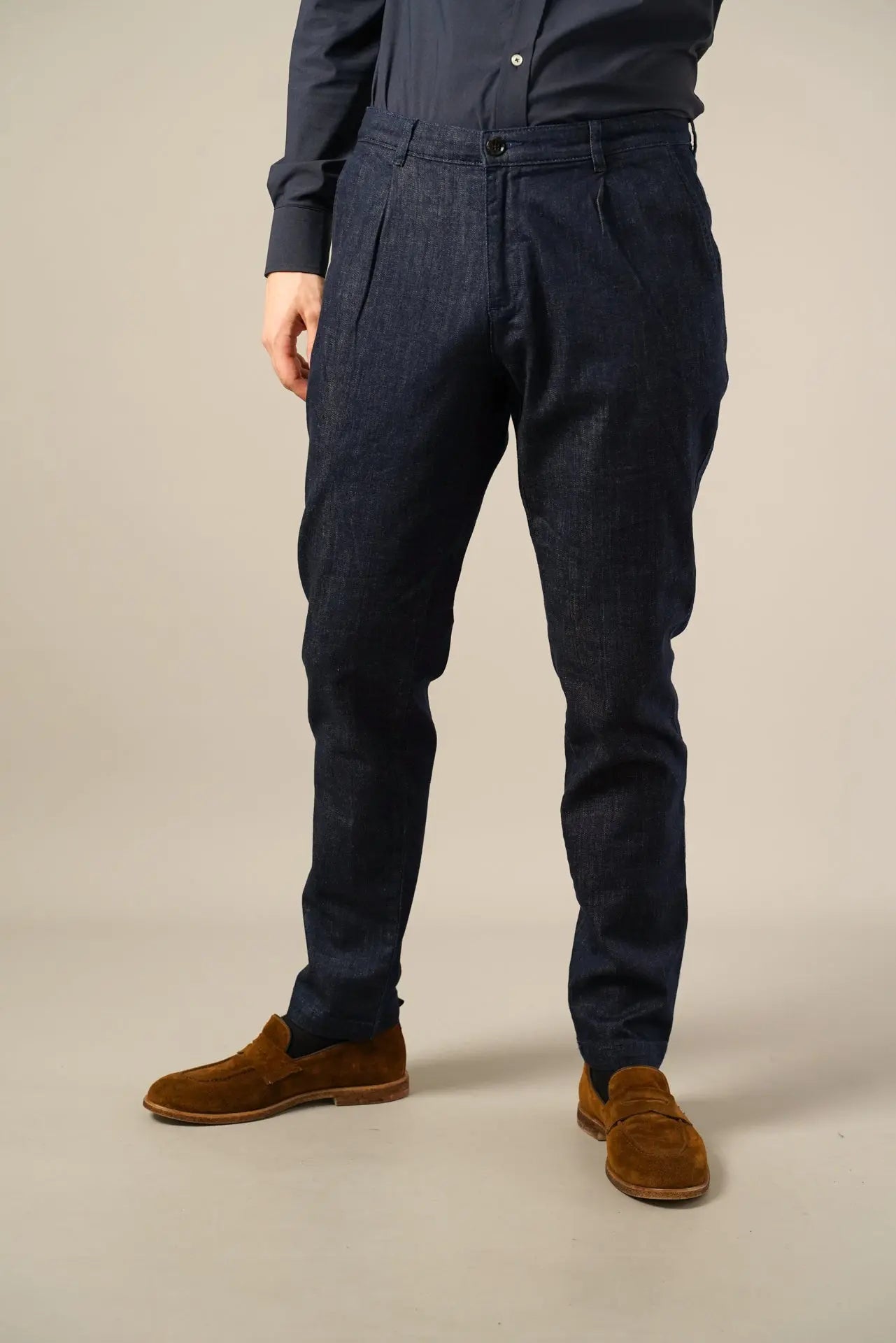 Mørkeblå chino bukser – Hechter hechter