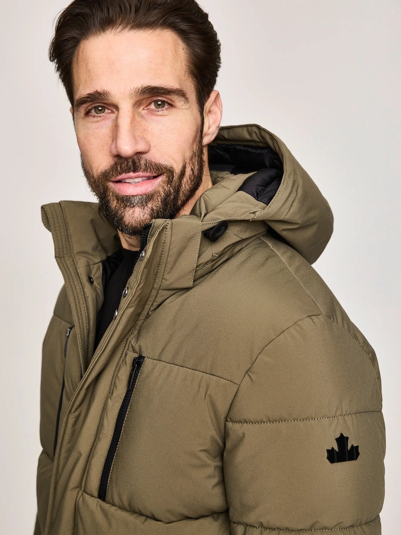 New Canadian vinterjakke i oliven New Canadian