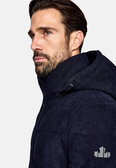 New canadian funktionsjakke i navy – eksklusiv vinterjakke til herre New Canadian