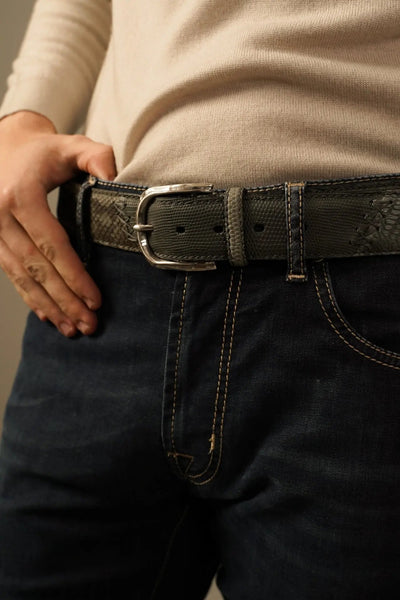 Paolo Vitale Bælte i Eksklusivt Skind Paolo Vitale