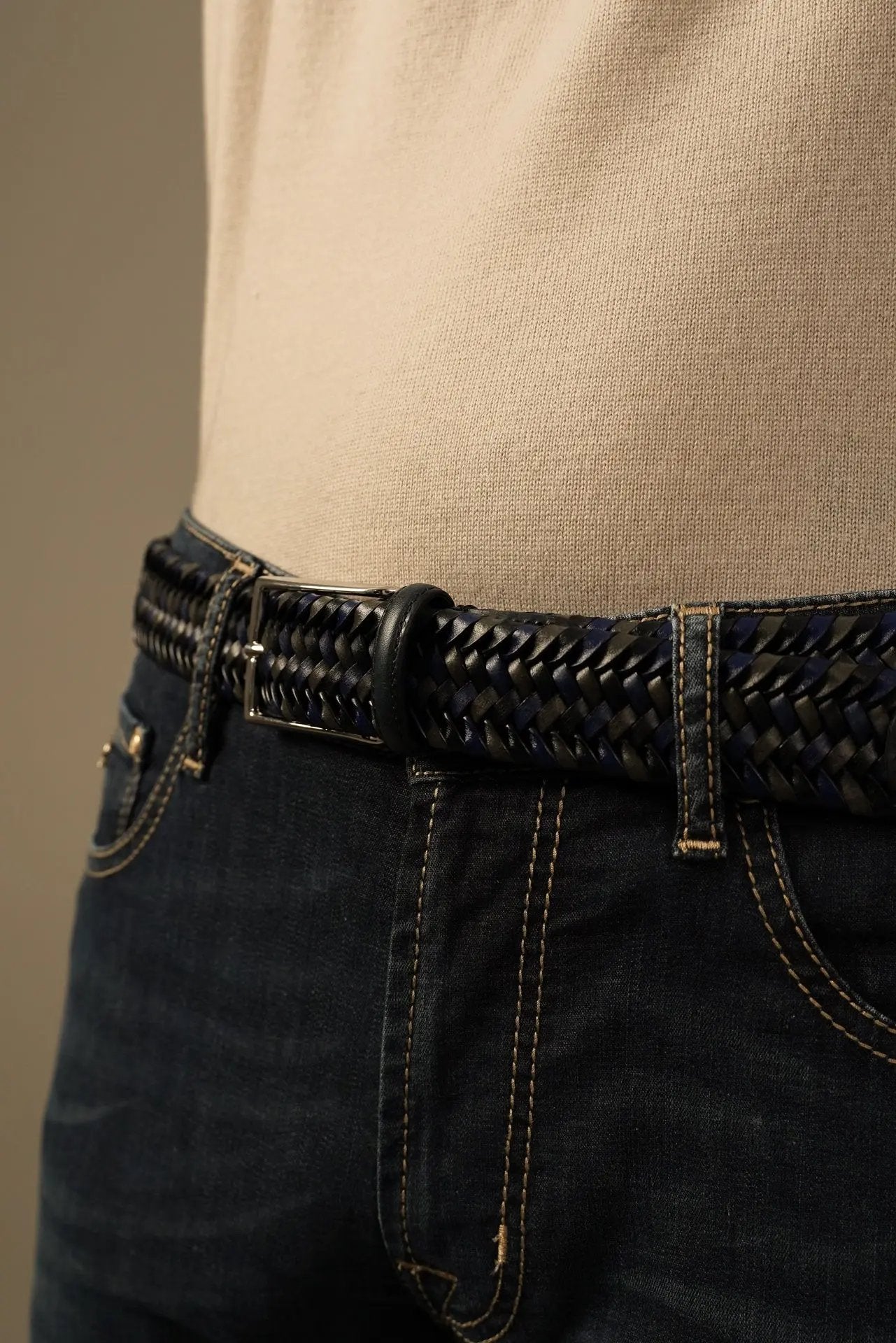 Paolo Vitale Bælte i Kalveskind Paolo Vitale