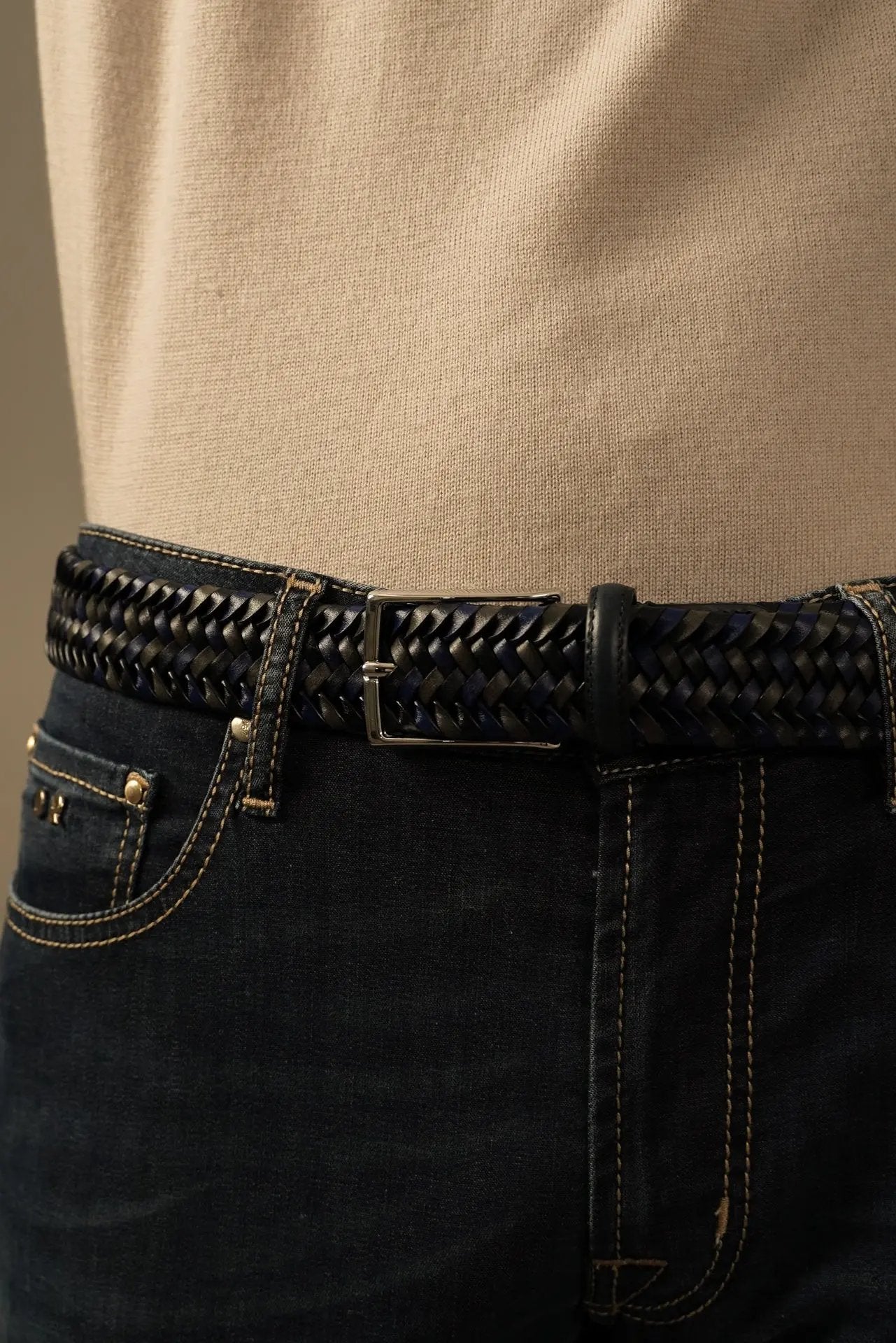 Paolo Vitale Bælte i Kalveskind Paolo Vitale