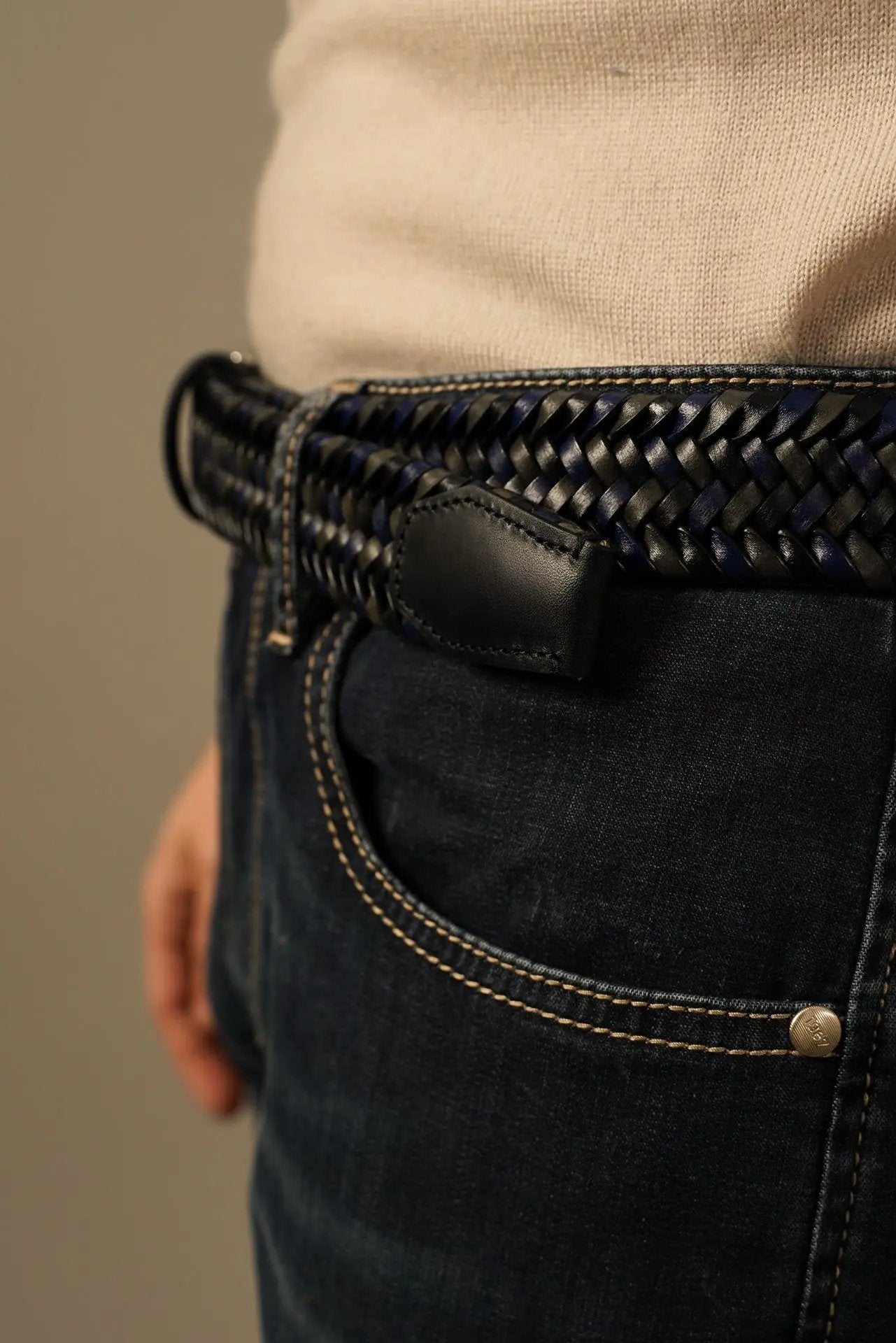 Paolo Vitale Bælte i Kalveskind Paolo Vitale