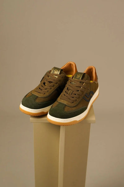 Primabase sneakers – grøn ruskind Primabase