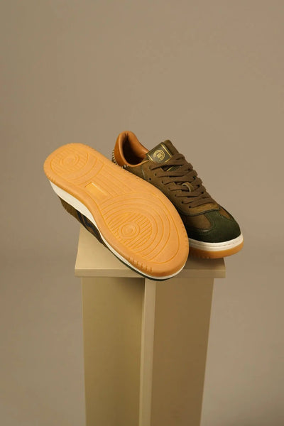 Primabase sneakers – grøn ruskind Primabase