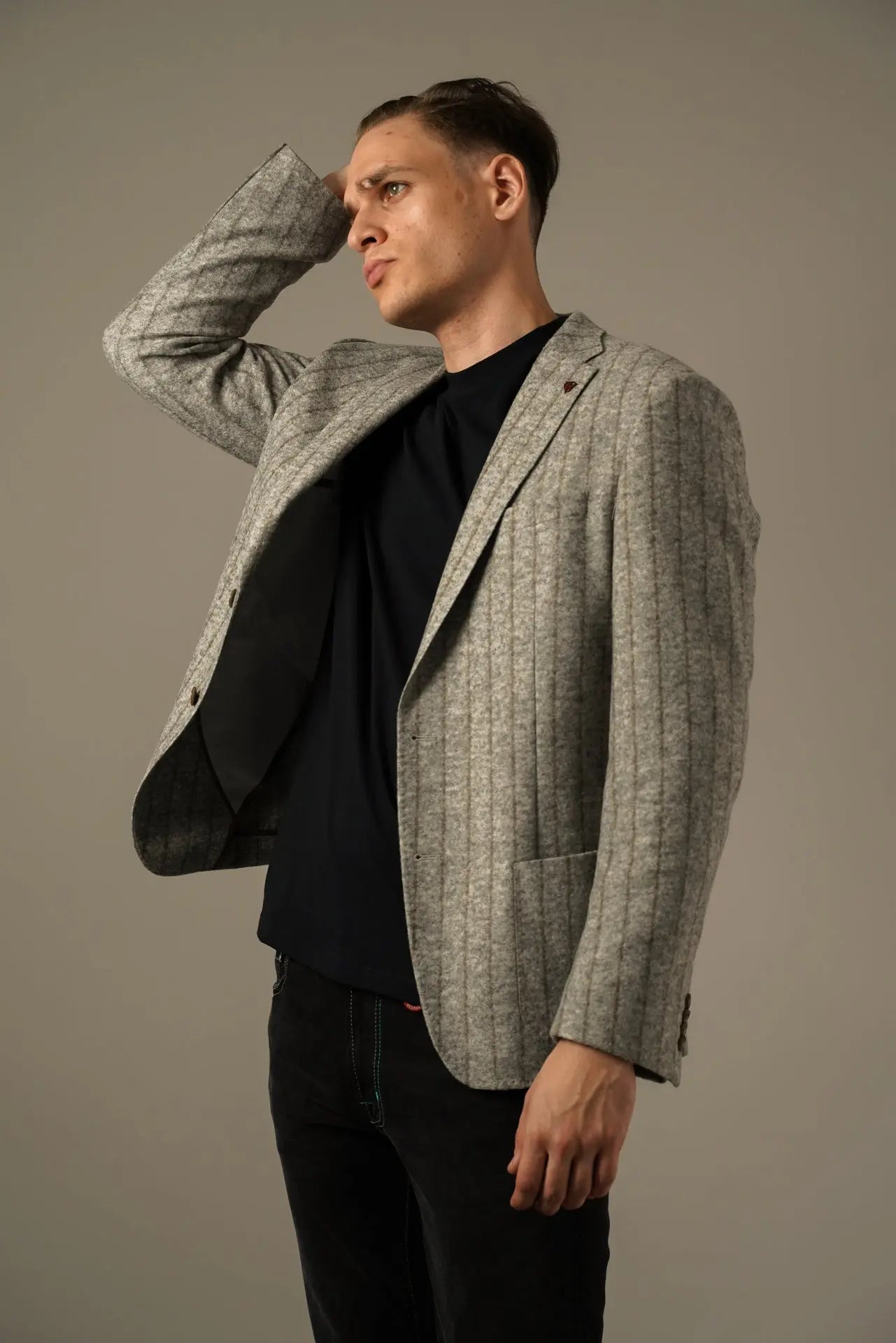 Roy Robson – Grå Struktureret Blazer Roy Robson