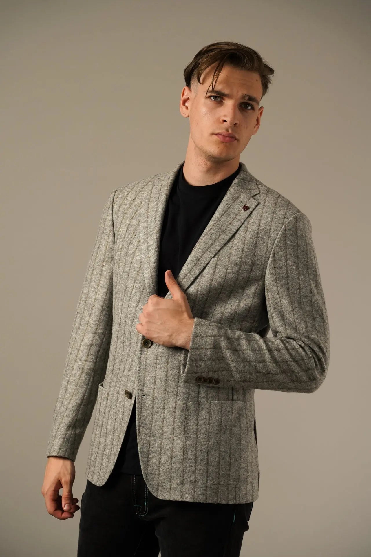 Roy Robson – Grå Struktureret Blazer Roy Robson