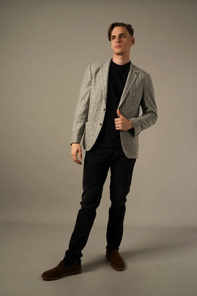 Roy Robson – Grå Struktureret Blazer Roy Robson