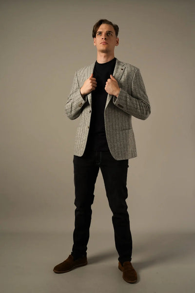 Roy Robson – Grå Struktureret Blazer Roy Robson