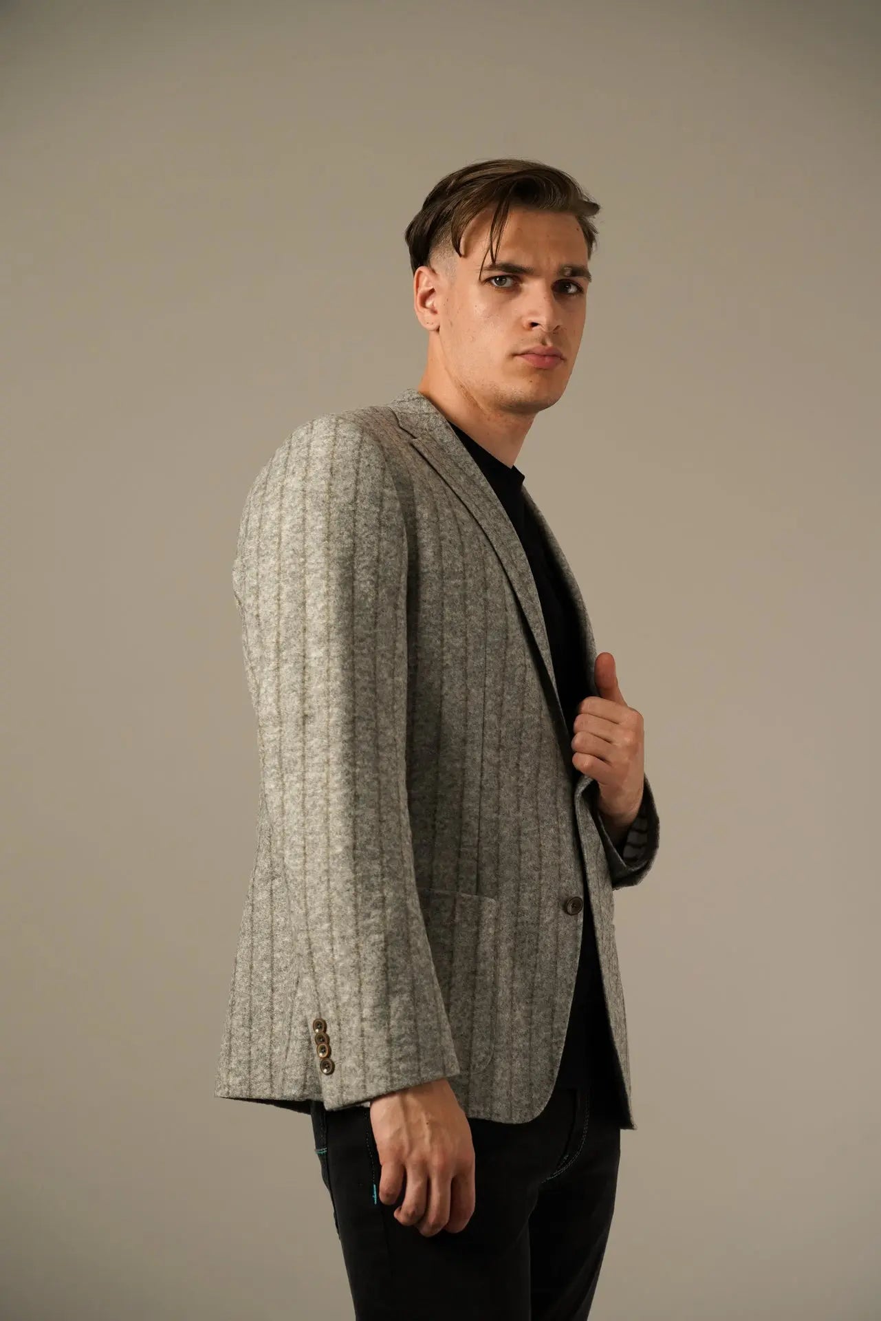 Roy Robson – Grå Struktureret Blazer Roy Robson