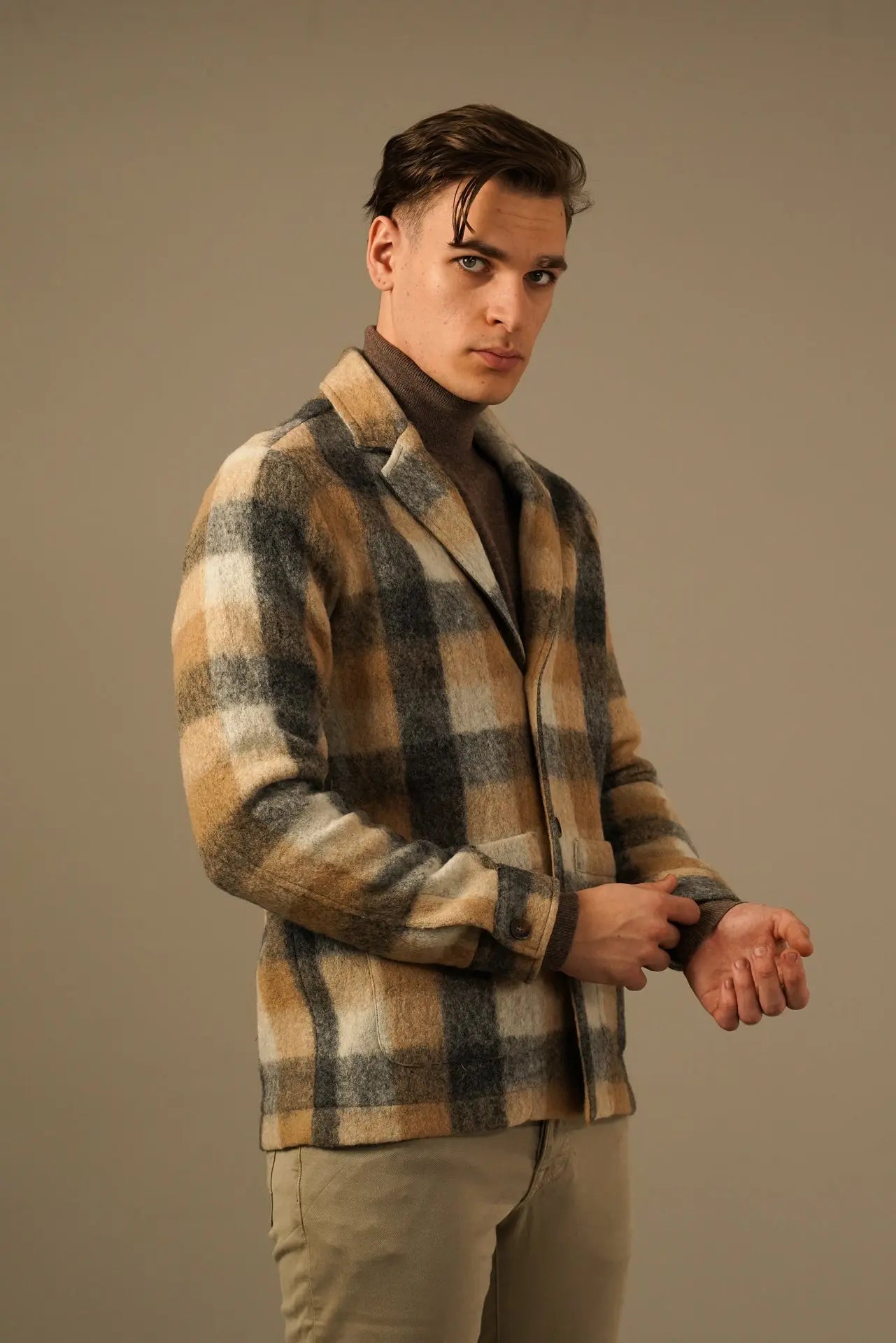 Tintoria Mattei Blazer – Ternet Uld jakke i Eksklusiv Kvalitet Tintoria Mattei 954