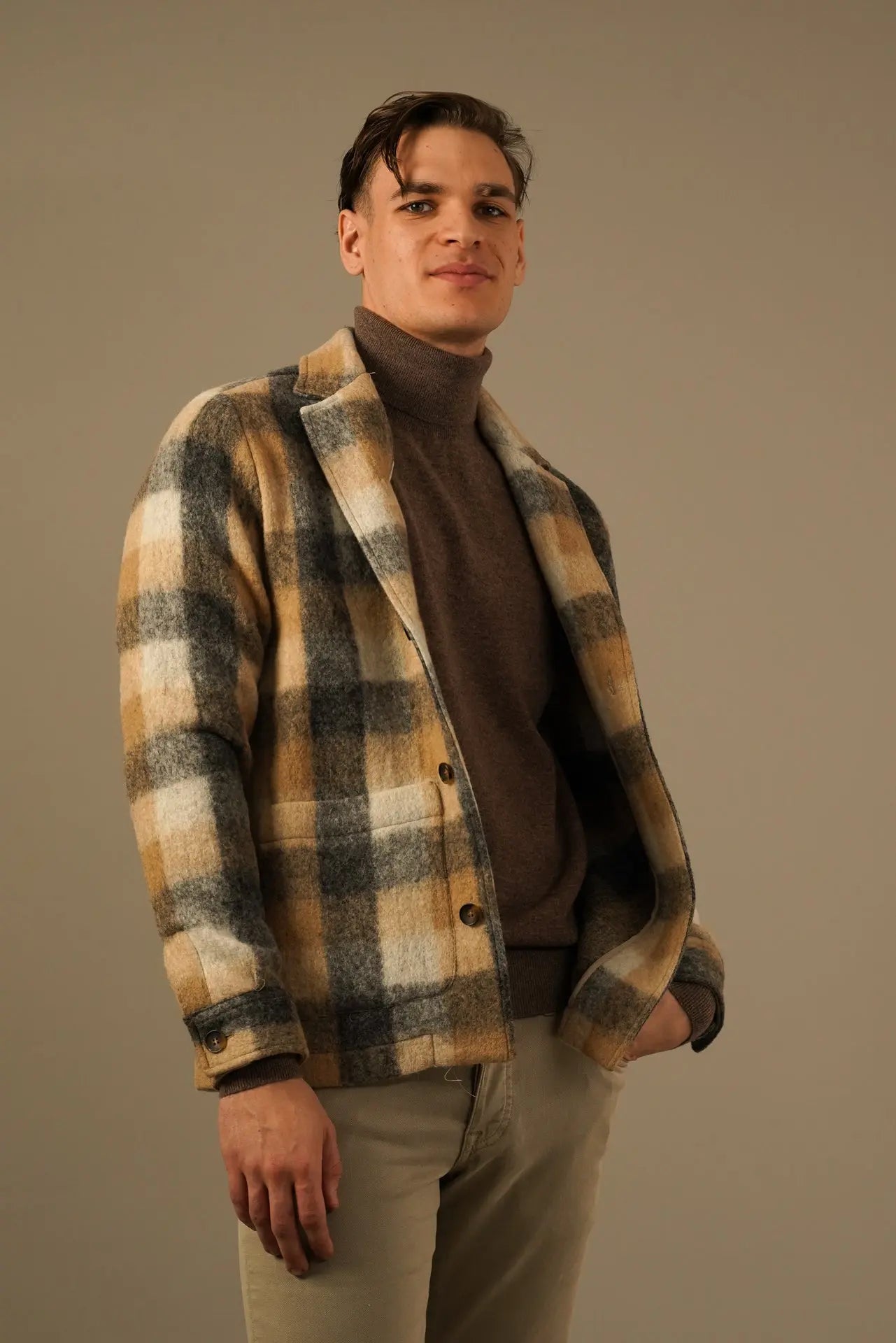 Tintoria Mattei Blazer – Ternet Uld jakke i Eksklusiv Kvalitet Tintoria Mattei 954