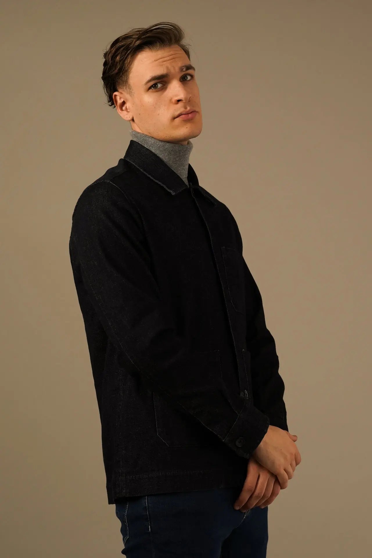 Tintoria Mattei Overshirt i Bomuld og Cashmere Tintoria Mattei 954