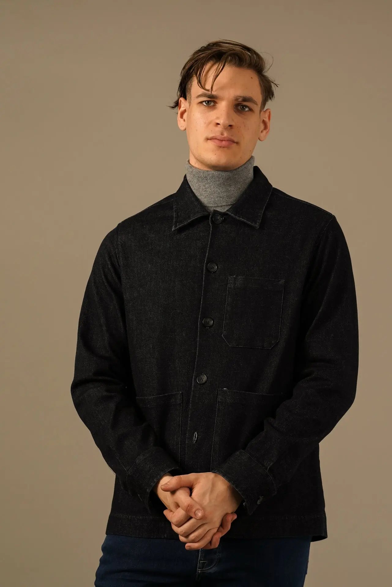 Tintoria Mattei Overshirt i Bomuld og Cashmere Tintoria Mattei 954