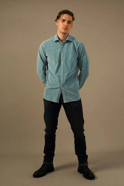 Tintoria Mattei Skjorte i Babyfløjl Tintoria Mattei 954